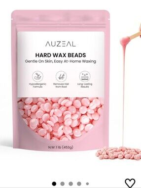 Hard Wax Beads for Thick Coarse Hair 1lb Rose Scent